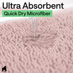 GORILLA GRIP fast-drying microfiber dries quickly after use.