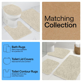 GORILLA GRIP non-slip backing helps keep rug in place.