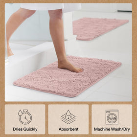 GORILLA GRIP one-inch-thick chenille pampers tired feet.
