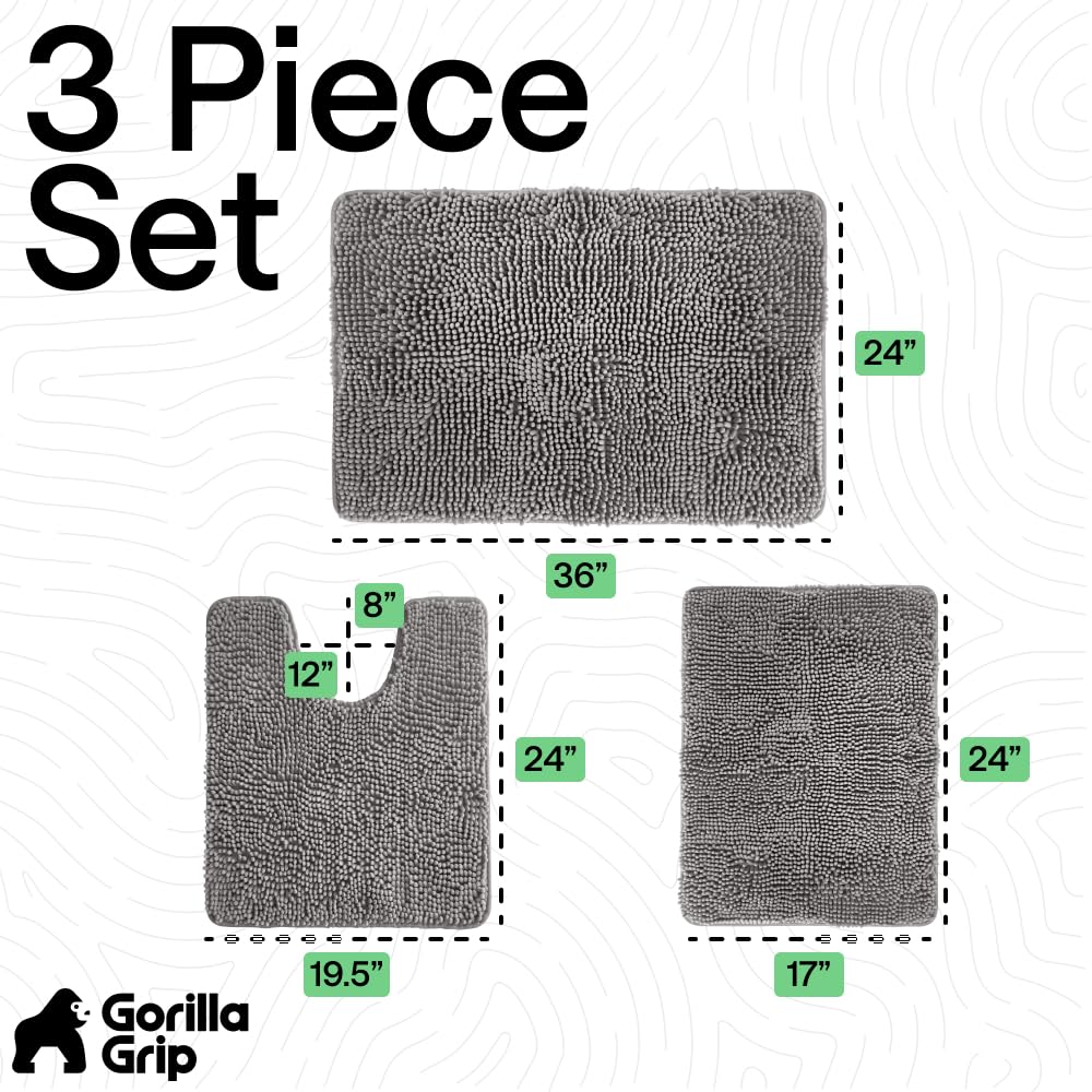 GORILLA GRIP fade-resistant microfiber dries quickly between uses