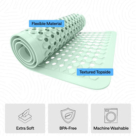 GORILLA GRIP BPA-free material feels soft underfoot and safe for the family