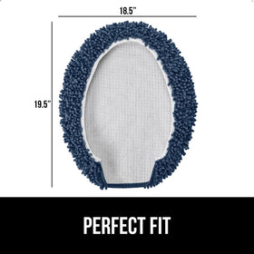 Gorilla Grip chenille contour rug enhances bathroom comfort