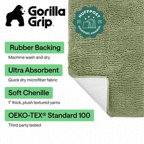 GORILLA GRIP chenille pile close up shows plush comfort