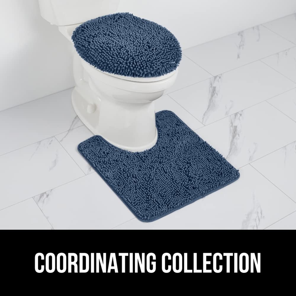 Gorilla Grip chenille rectangle rug complements the lid cover