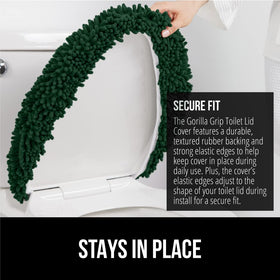 GORILLA GRIP chenille top provides a soft, luxurious touch