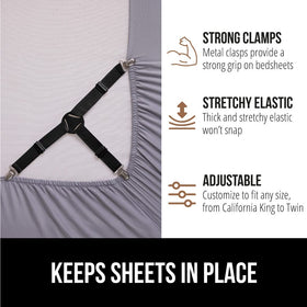 Gorilla Grip circular clip design provides strong, long-lasting grip.