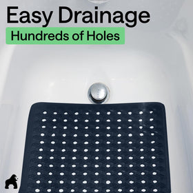 GORILLA GRIP climate-certified for eco-conscious bathrooms.