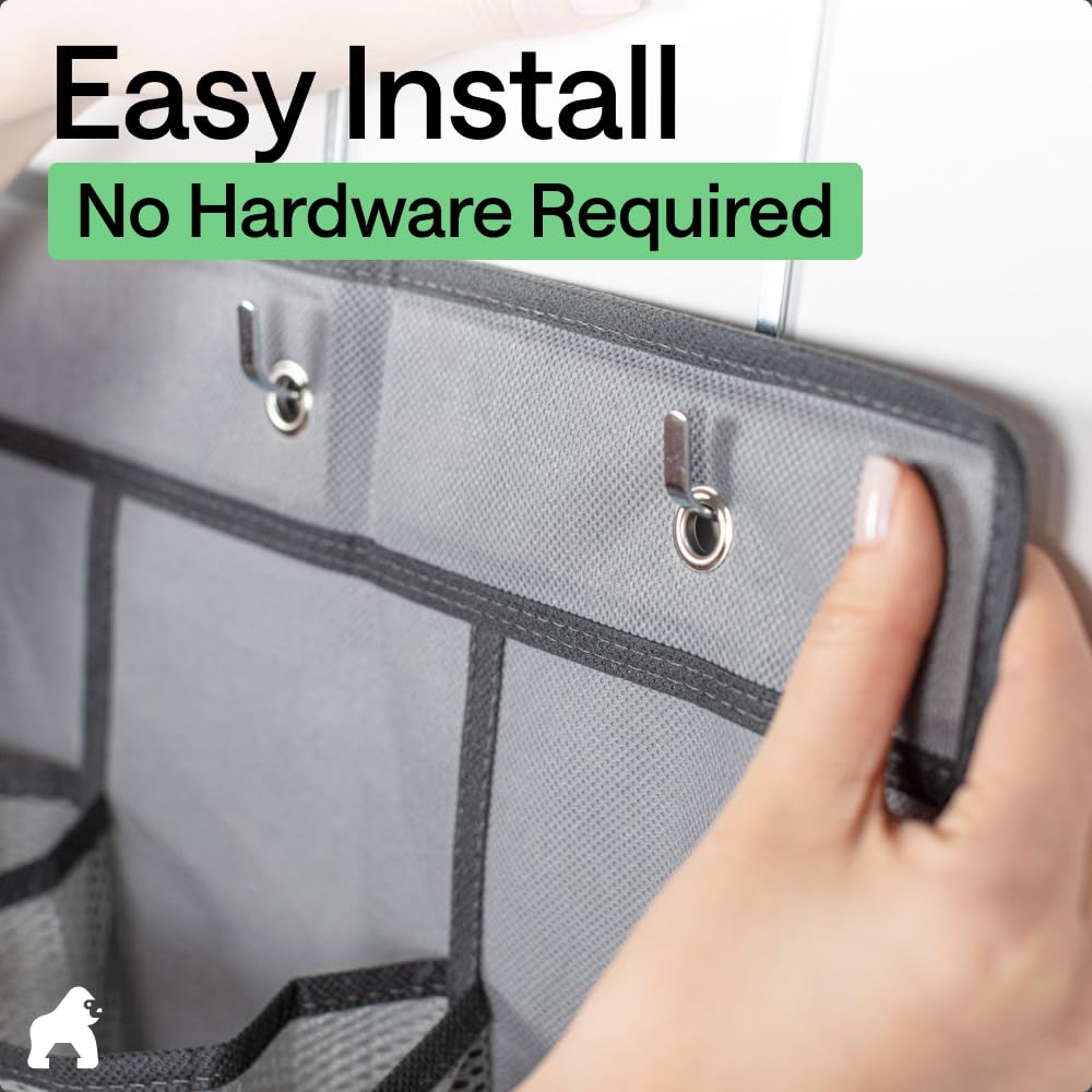 GORILLA GRIP collapsible door storage for travel and easy packing.