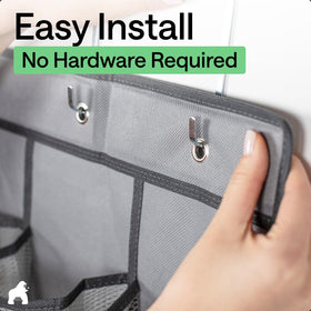 GORILLA GRIP collapsible door storage for travel and easy packing.