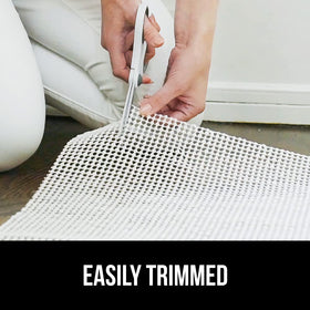 GORILLA GRIP Corner secure setup keeps rugs flat and stable