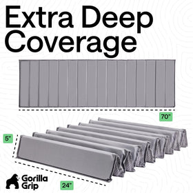 Gorilla Grip couch-board-rounded-corners reduces fabric wear