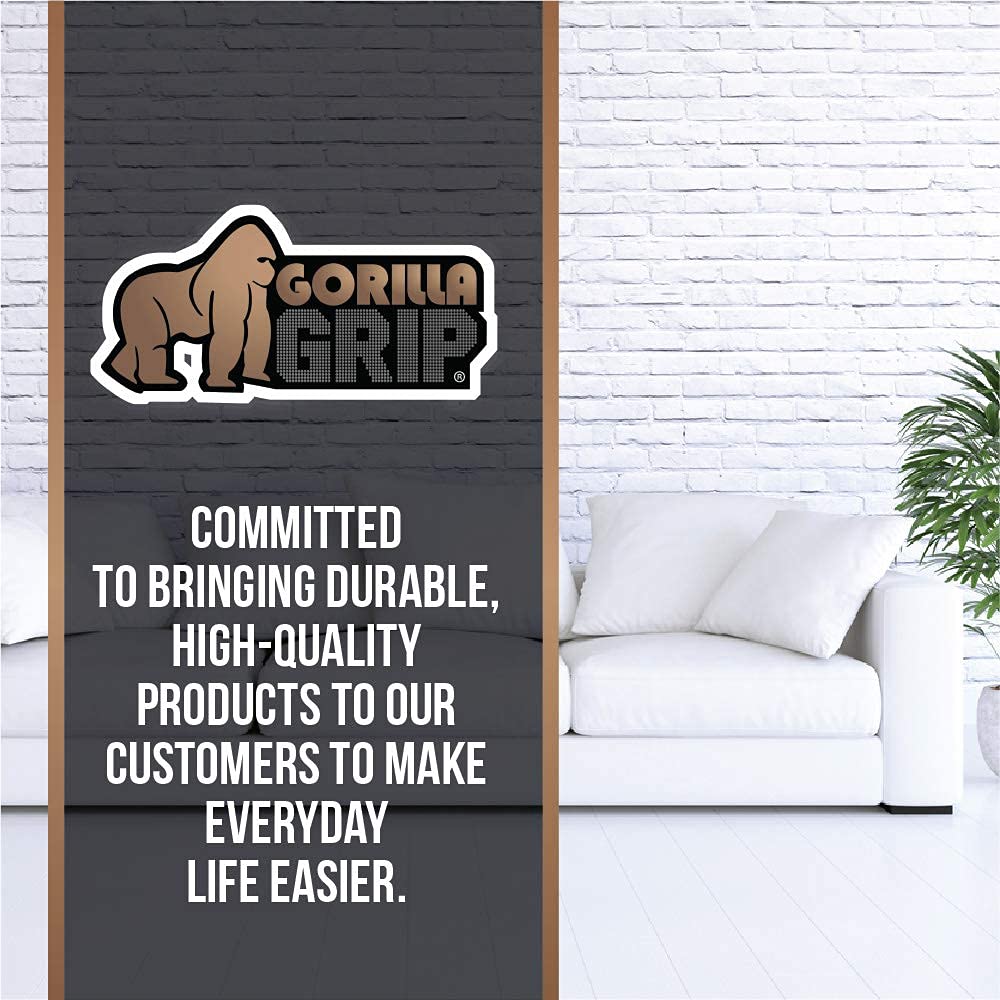 Gorilla Grip couch and chair traction helps cushions stay put during use.