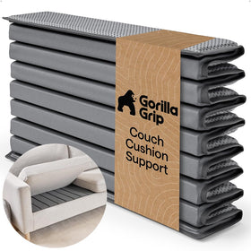Gorilla Grip couch cushion support board wide view adds extra seating support.