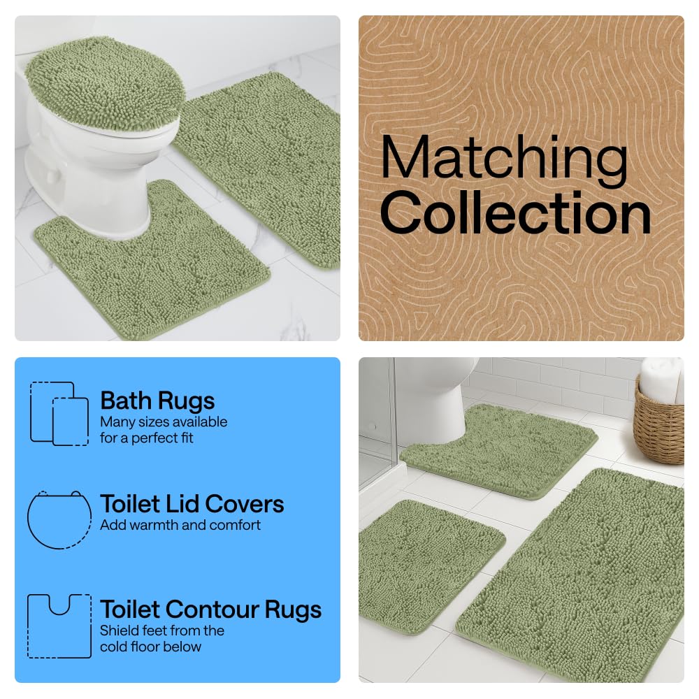 GORILLA GRIP cozy bathroom runner doubles as a bedroom-to-bath mat