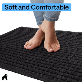GORILLA GRIP crush-proof construction handles heavy traffic with ease.