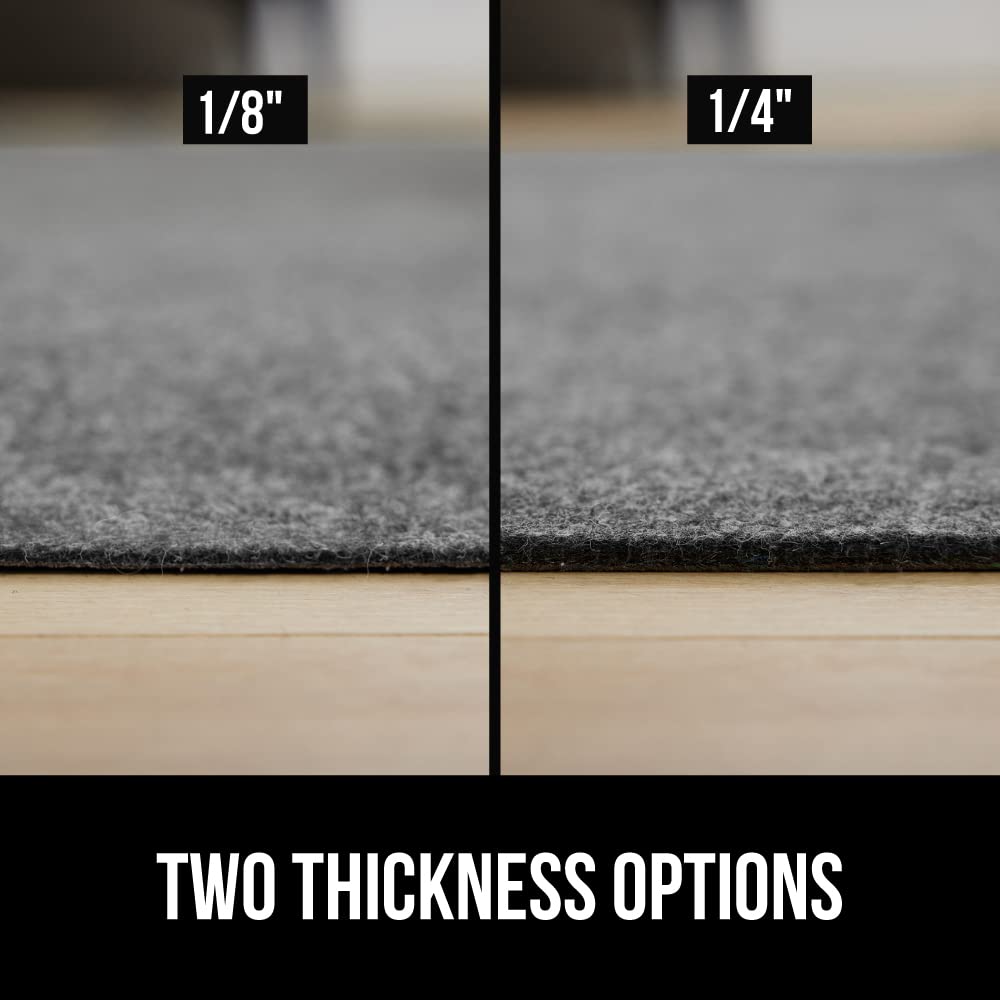 GORILLA GRIP 2x10 inch pad trims to fit unique rug sizes.
