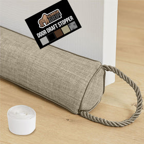 GORILLA GRIP door draft stopper front view blocks drafts and pests.