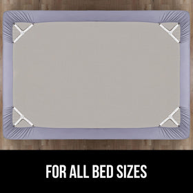 Gorilla Grip 4-step installation makes changing sheets quick.