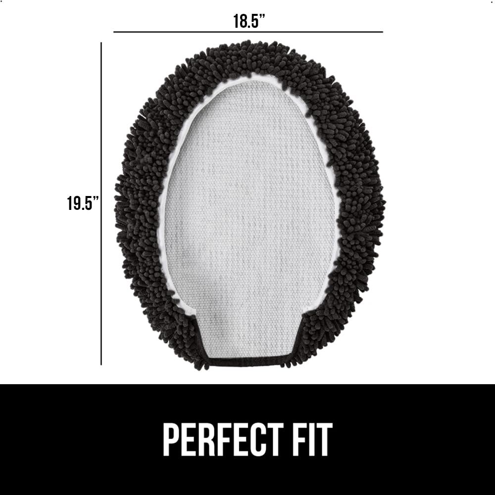 Gorilla Grip elastic edges provide secure fit during daily use.