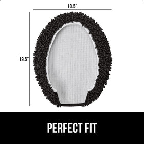 Gorilla Grip elastic edges provide secure fit during daily use.