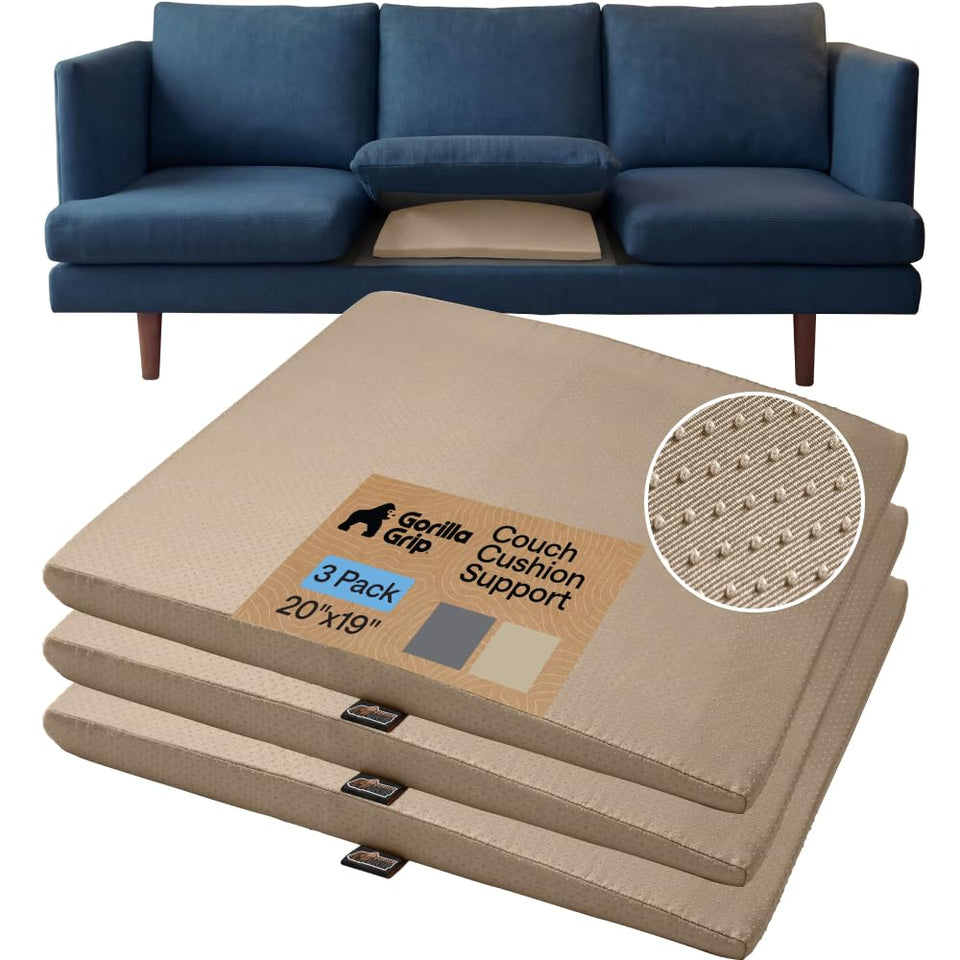 Gorilla Grip ergonomic couch cushion support foam stays in place for steady seating