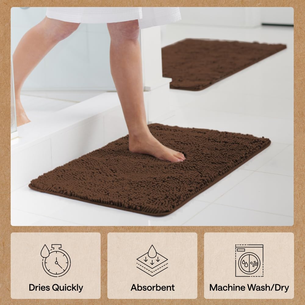 GORILLA GRIP fade-resistant chenille maintains color wash after wash.
