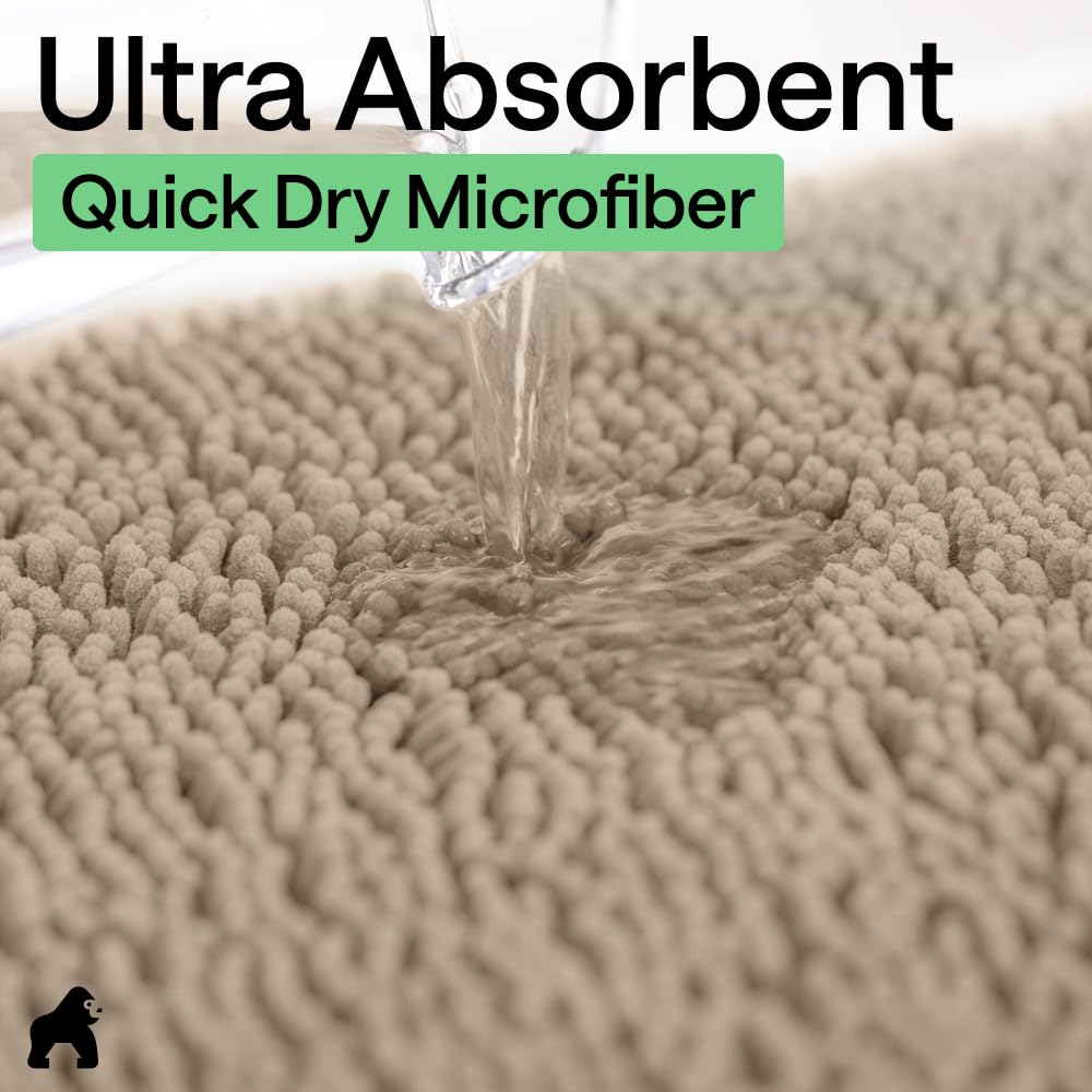 GORILLA GRIP fade-resistant microfiber dries quickly after wash
