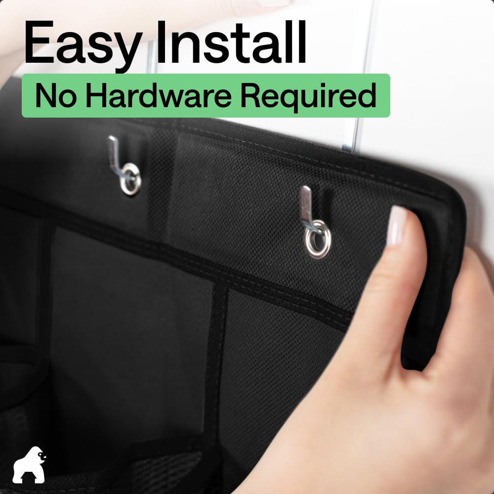 GORILLA GRIP collapsible door hanging organizer for travel use