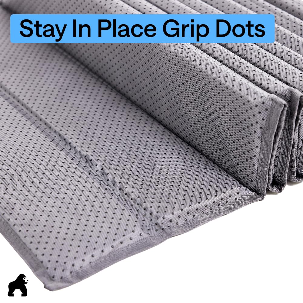 Gorilla Grip grey cushion support board blends with furniture