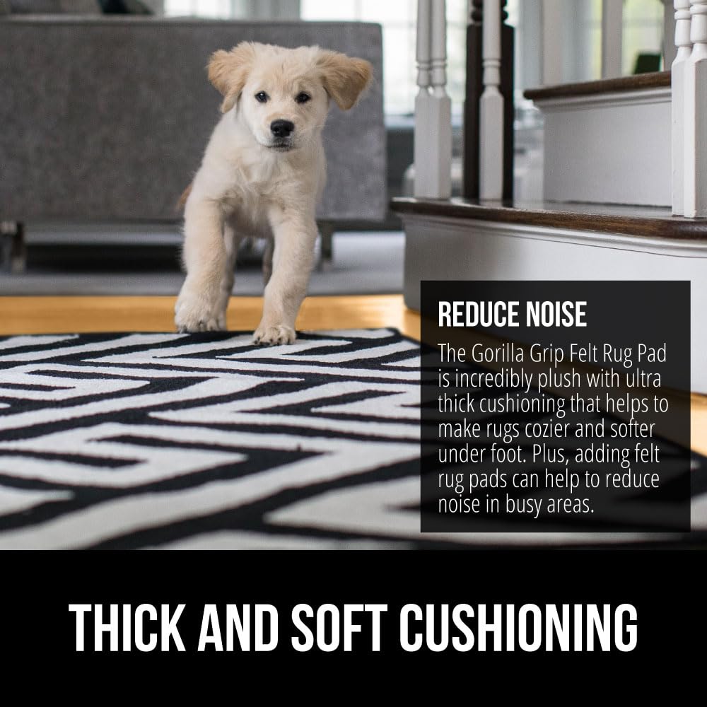 GORILLA GRIP protects hardwood, tile, and other floors from wear