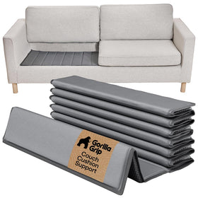 GORILLA GRIP heavy-duty cushion board supports 78-inch sofa stability.