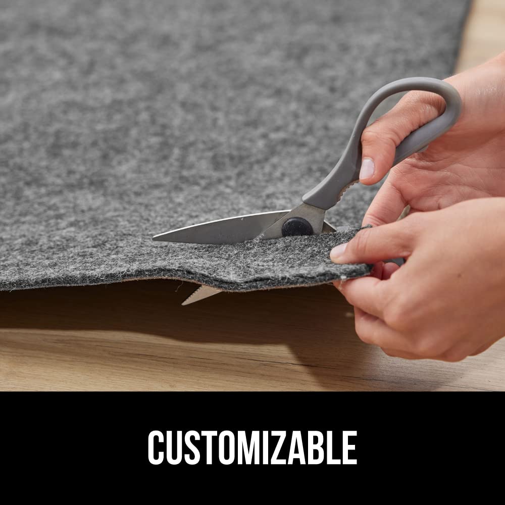 GORILLA GRIP rug pad is easy to clean and maintain