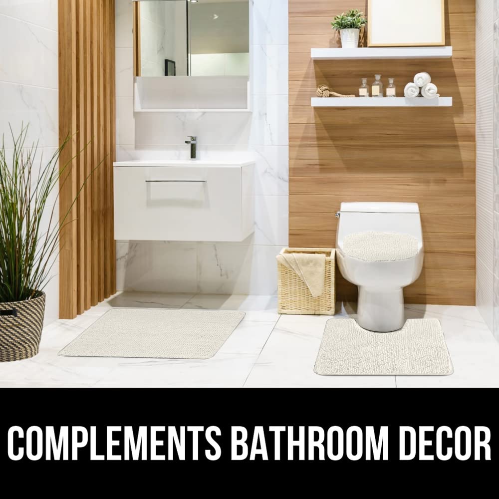 Elegant Ivory Cream adds style and comfort to bathroom decor