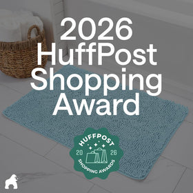GORILLA GRIP machine-washable rug stands up to repeated cleanings.
