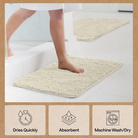 Gorilla Grip matching chenille collection for coordinated bath