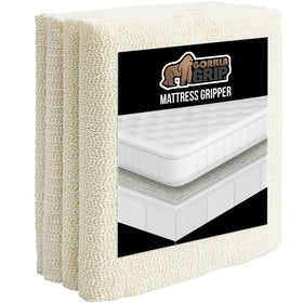 Gorilla Grip mattress gripper on bed prevents sliding and movement