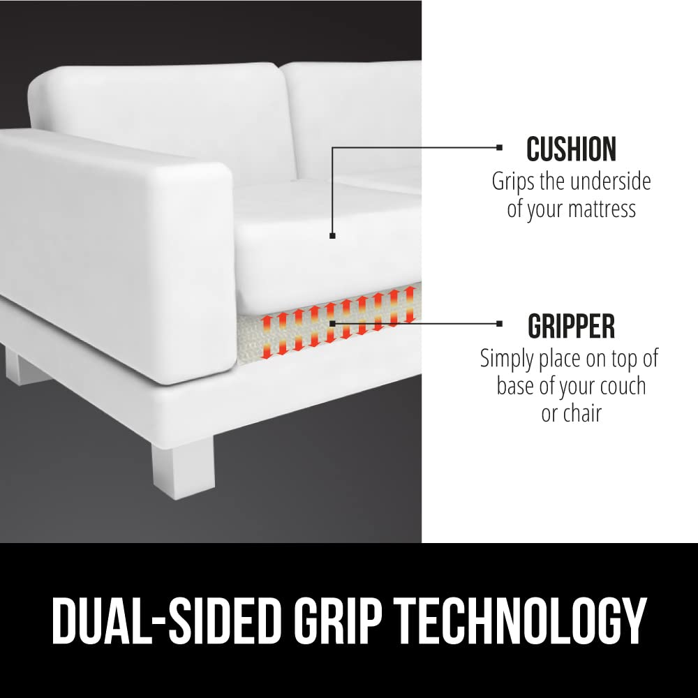Gorilla Grip mattress gripper open weave design promotes airflow and moisture control.