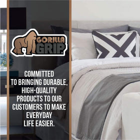 Durable Gorilla Grip mattress pad material withstands heavy use over time.