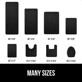 GORILLA GRIP memory foam bath mat edge stitching for durability