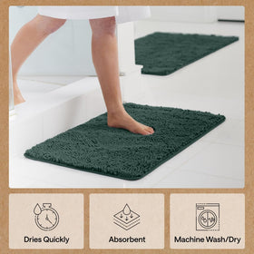 GORILLA GRIP quick-dry bath mat for fast surface dryness