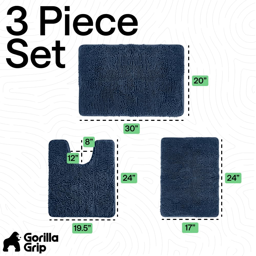 Gorilla Grip fabric is quick-drying and fade resistant for easy care.