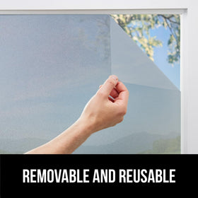 Gorilla Guard reusable privacy film ideal for renters and temporary spaces