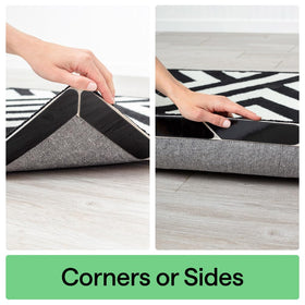 GORILLA GRIP Rug Gripper Pad is removable and reusable with no residue.