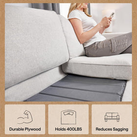 Gorilla Grip sagging sofa installation demonstrates quick setup