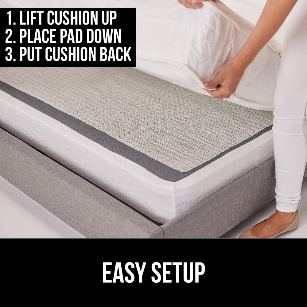 Gorilla Grip sofa cushion secure placement prevents shifting during daily lounging.