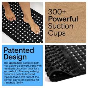 GORILLA GRIP hexagon texture top surface soft on feet