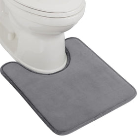 GORILLA GRIP memory foam toilet rug contours to the body for cushioned bathroom comfort