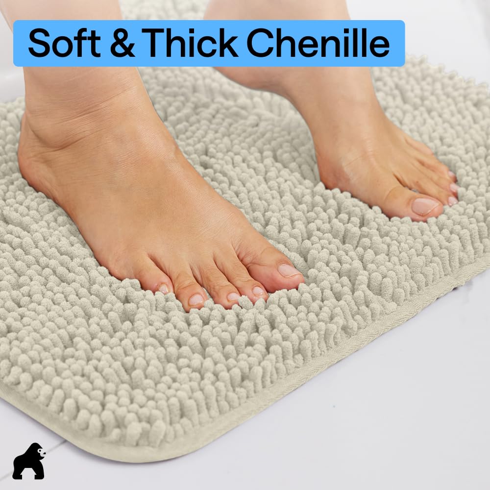 Gorilla Grip TP rubber backing shows durable grip
