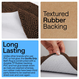 GORILLA GRIP ultra-absorbent microfiber soaks moisture effectively.