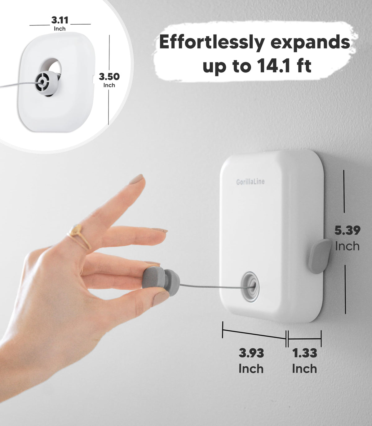 Compact wall-mount design fitting small spaces